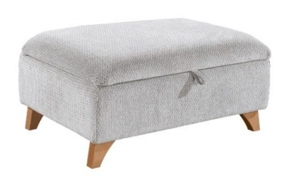 Product photograph of Lebus Billie Fabric Footstool from Choice Furniture Superstore