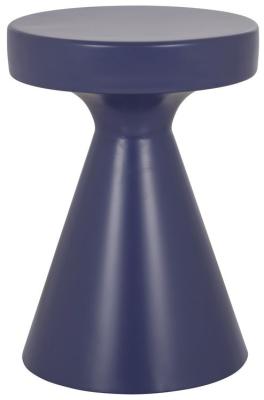 Product photograph of Kimble Purple Round Side Table from Choice Furniture Superstore