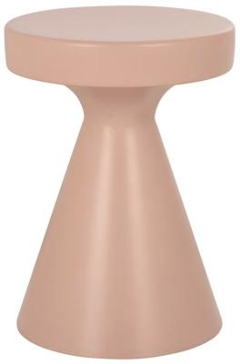 Product photograph of Kimble Pink Round Side Table from Choice Furniture Superstore