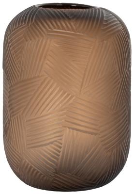 Product photograph of Lea Brown Medium Vase from Choice Furniture Superstore