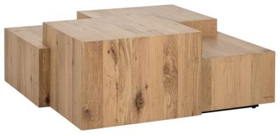 Product photograph of Lennox Natural Oak Coffee Table from Choice Furniture Superstore