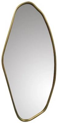 Product photograph of Eldon Gold Wall Mirror - 47cm X 100cm from Choice Furniture Superstore