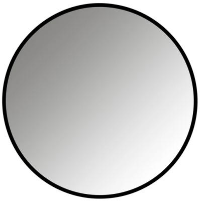 Maevy Black Round Wall Mirror 110cm X 110cm
