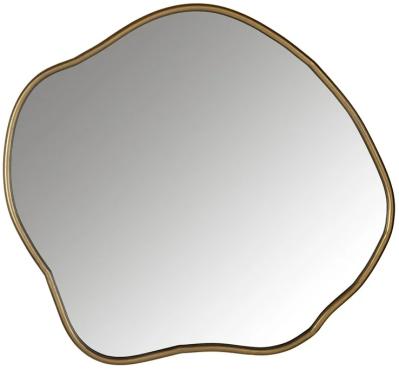 Allyson Brushed Gold Wall Mirror 88cm X 79cm