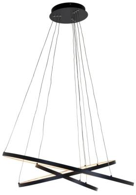 Product photograph of Amira Black Hanging Lamp from Choice Furniture Superstore
