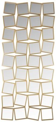 Badia Gold Wall Mirror 112cm X 250cm