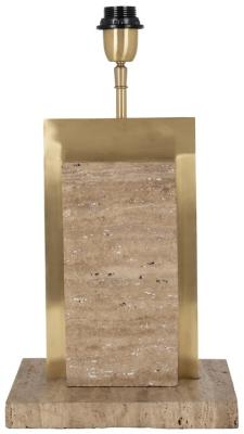 Product photograph of Mosa Gold Table Lamp from Choice Furniture Superstore