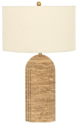 Product photograph of Nila Off White Table Lamp from Choice Furniture Superstore
