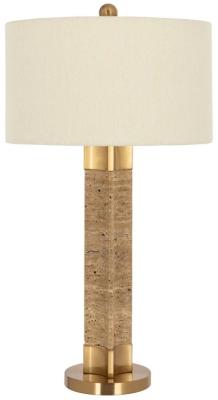 Product photograph of Aaliyah Gold Table Lamp from Choice Furniture Superstore