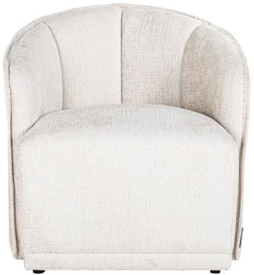 Product photograph of Maryse Cream Fabric Easy Chair from Choice Furniture Superstore