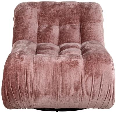 Product photograph of Rosy Rose Chenille Fabric Easy Chair from Choice Furniture Superstore