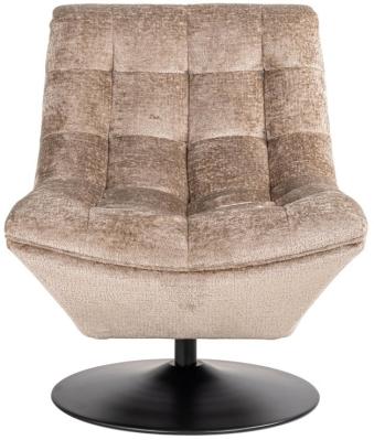 Product photograph of Sydney Taupe Chenille Fabric Swivel Chair from Choice Furniture Superstore