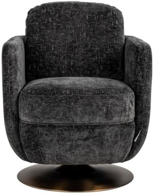 Product photograph of Turner Graphite Fabric Easy Chair from Choice Furniture Superstore