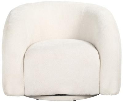 Product photograph of Arcus White Fabric Easy Chair from Choice Furniture Superstore