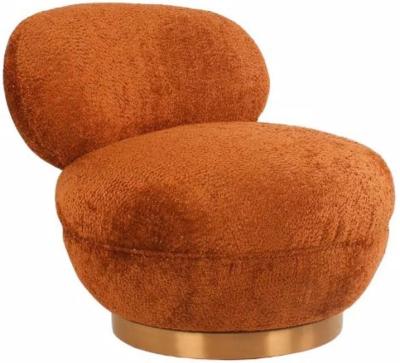 Product photograph of Jace Cinnamon Fabric Swivel Chair from Choice Furniture Superstore