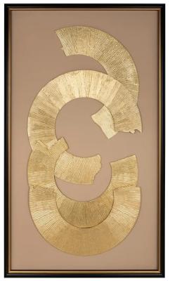 Product photograph of Eden Gold Wall Art from Choice Furniture Superstore