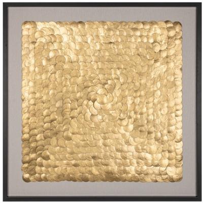 Product photograph of May Gold Wall Art from Choice Furniture Superstore