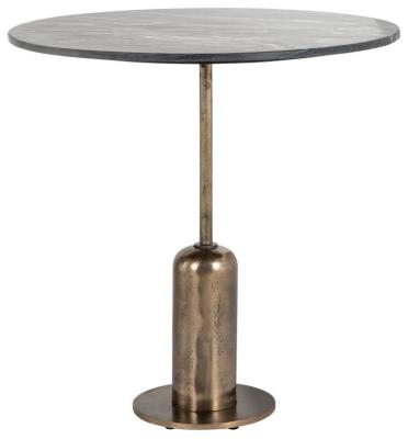 Logan Marble Top 2 Seater Round Dining Table