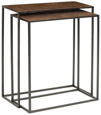 Bristol Brown And Black Set Of 2 Console Table