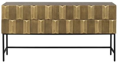 Product photograph of Jaxx Gold 2 Door Sideboard from Choice Furniture Superstore