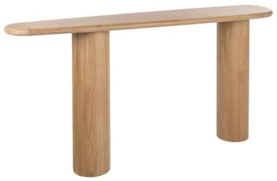 Oakley Natural Oak Console Table