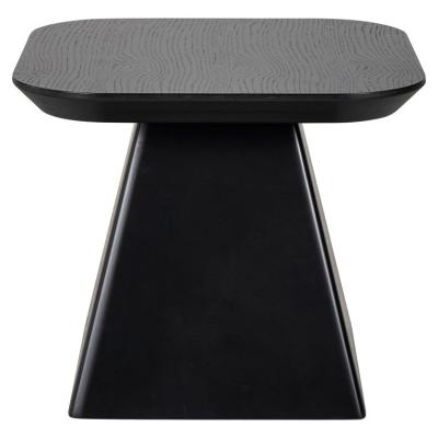 Product photograph of Bonvoy Black Oak Modern Edge Square End Table from Choice Furniture Superstore