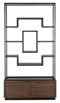 Bonvoy Brown Open Display Cabinet