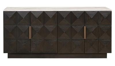 Claremont Brown 170cm Extra Large 4 Door Sideboard