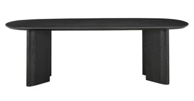 Product photograph of Durban Dark Coffee 10 Seater Oval Dining Table from Choice Furniture Superstore