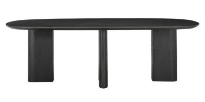 Product photograph of Durban Dark Coffee 12 Seater Oval Dining Table from Choice Furniture Superstore