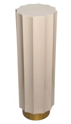 Product photograph of Isabelle Beige Round Column from Choice Furniture Superstore