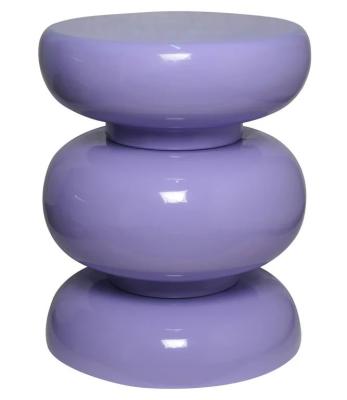 Product photograph of Jari Purple Round End Table from Choice Furniture Superstore