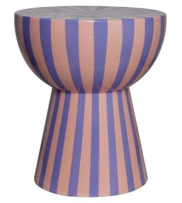 Product photograph of Valeria Pink And Purple Round End Table from Choice Furniture Superstore