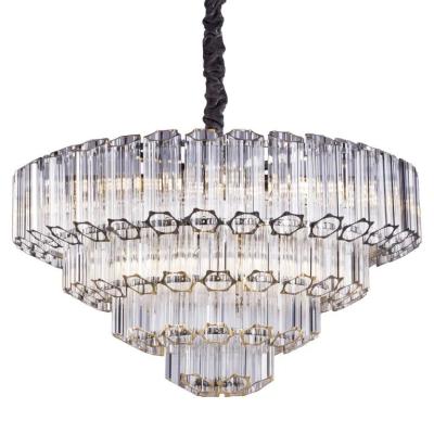 Product photograph of Bece Chrome Chandelier from Choice Furniture Superstore