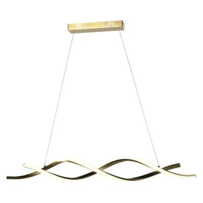 Lorine Brushed Gold Chandelier