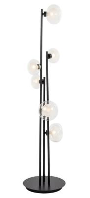 Luva Black Metal Floor Lamp