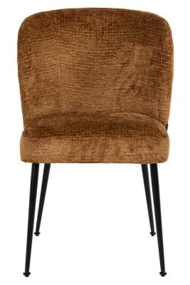 Fallon Brown Fabric Dining Chair