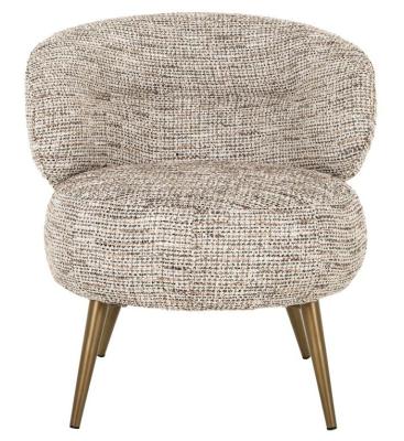 Product photograph of Sabor Natural Fabric Accent Chair from Choice Furniture Superstore