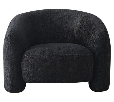 Product photograph of Milania Black Fabric Accent Chair from Choice Furniture Superstore