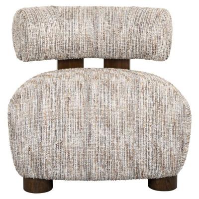 Arabella Beige Fabric Accent Chair