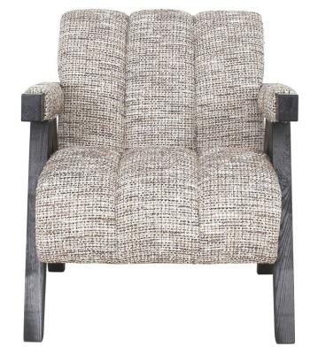 Product photograph of Clover Natural Fabric Accent Chair from Choice Furniture Superstore