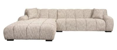 Product photograph of Hazel Natural Fabric Corner Sofa - Lhf from Choice Furniture Superstore