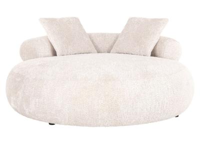 Product photograph of Tivola Cream Fabric Daybed from Choice Furniture Superstore