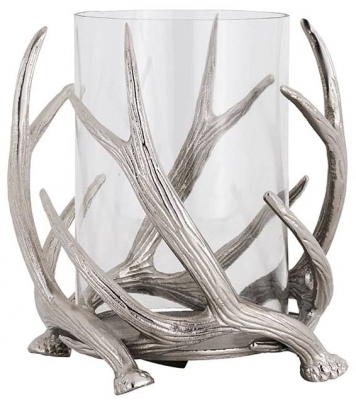 Product photograph of Macy With Antler Hurricane Set Of 2 from Choice Furniture Superstore