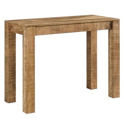 Product photograph of Dakota Mango Wood Console Table Indian Light Natural Rustic Finish 100cm from Choice Furniture Superstore