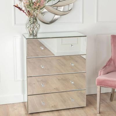 Chelsea Mirrored 4 Drawer Chest