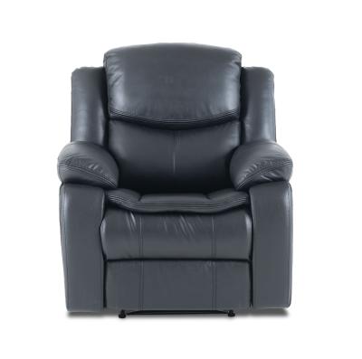 Berlin Black Leather Recliner Armchair