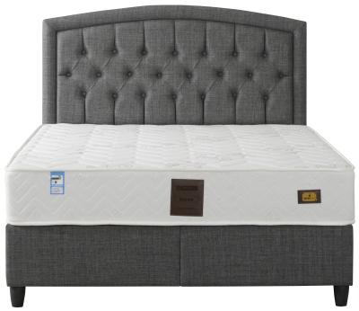 Charlotte Dark Grey Fabric Upholstered Ottoman Storage Bed Comes In Double And King Size