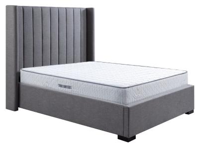 Annabelle Dark Grey Fabric Ottoman Storage Bed