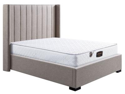 Annabelle Stone Grey Fabric Ottoman Storage Bed